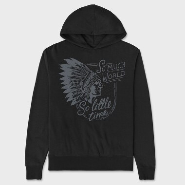 So Much World So Little Time Shaman, Unisex Men's Hoodie
