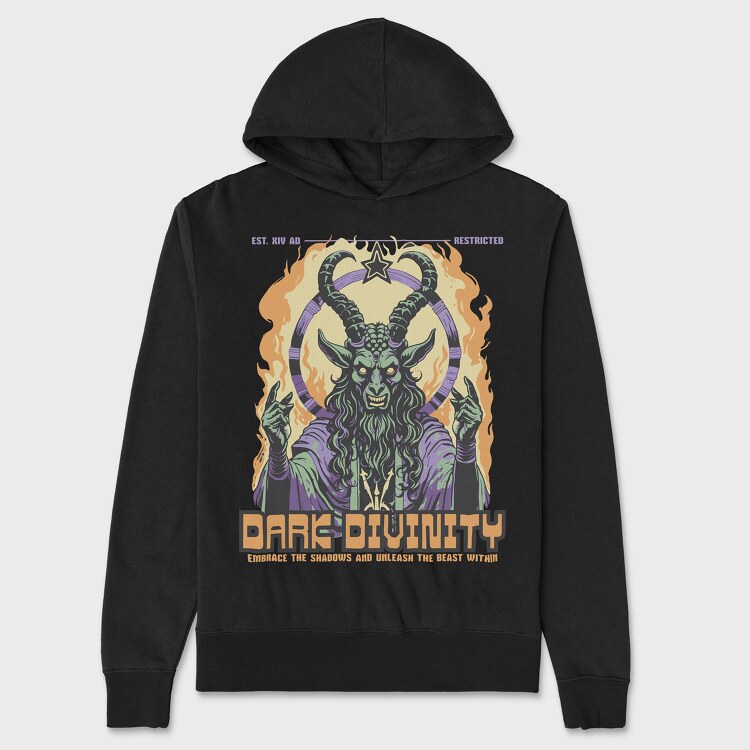 Dark Divinity, Unisex Men's Hoodie
