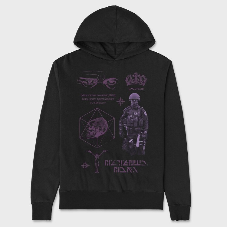 Grounge Defense, Unisex Men's Hoodie