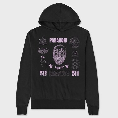 Grounge Paranoid, Unisex Men's Hoodie