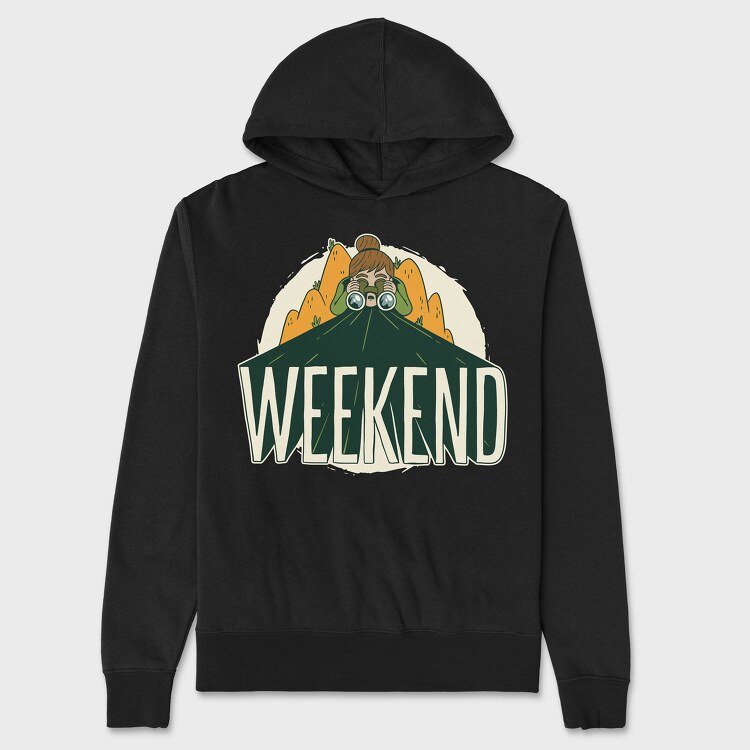 Weekend, Unisex Men's Hoodie