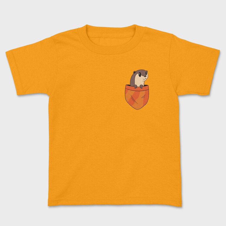 Pocket Otter, Kids' T-Shirt