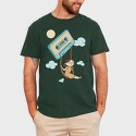 Space Dog I Must Go, Unisex Men's T-Shirt