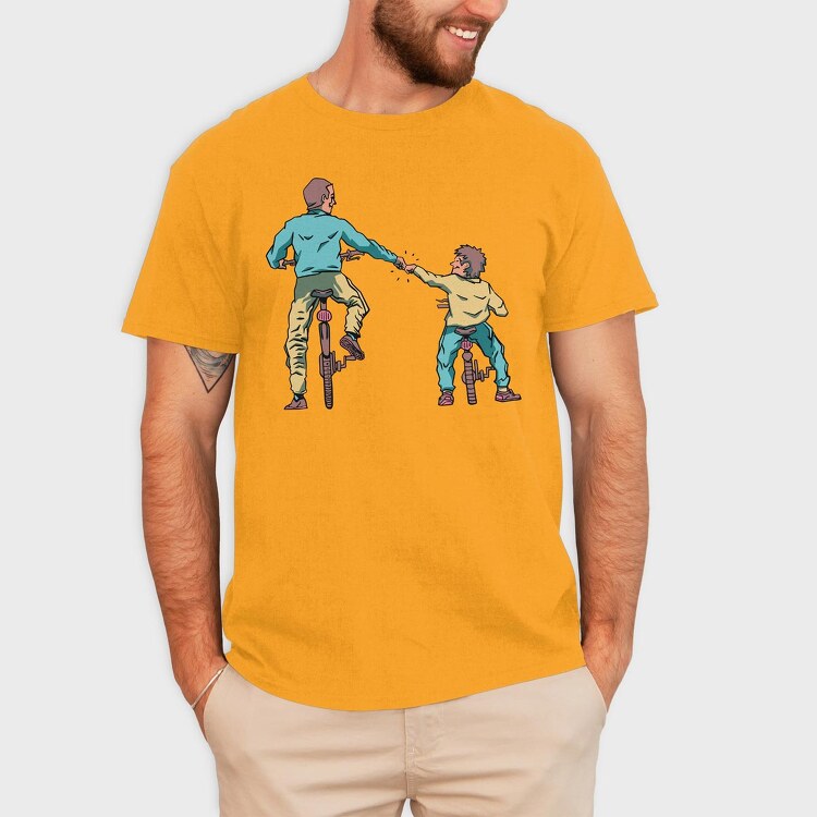 Wolf Ink Drop, Унисекс Мъжка Тениска