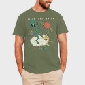 Space Ice Cream Cat, Unisex Men's T-Shirt