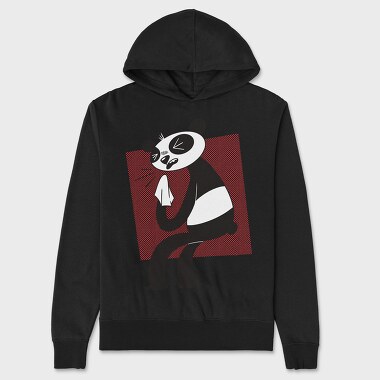 Allergic Panda, Unisex Men's Hoodie