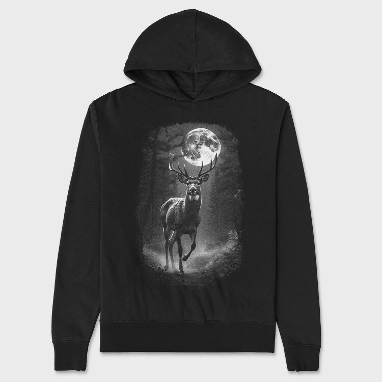 Deer Monochrome, Унисекс Мъжко Суичър