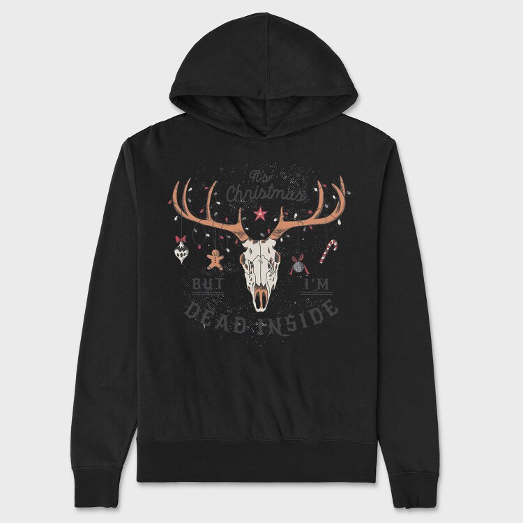 Deer Skull, Unisex Men's Hoodie