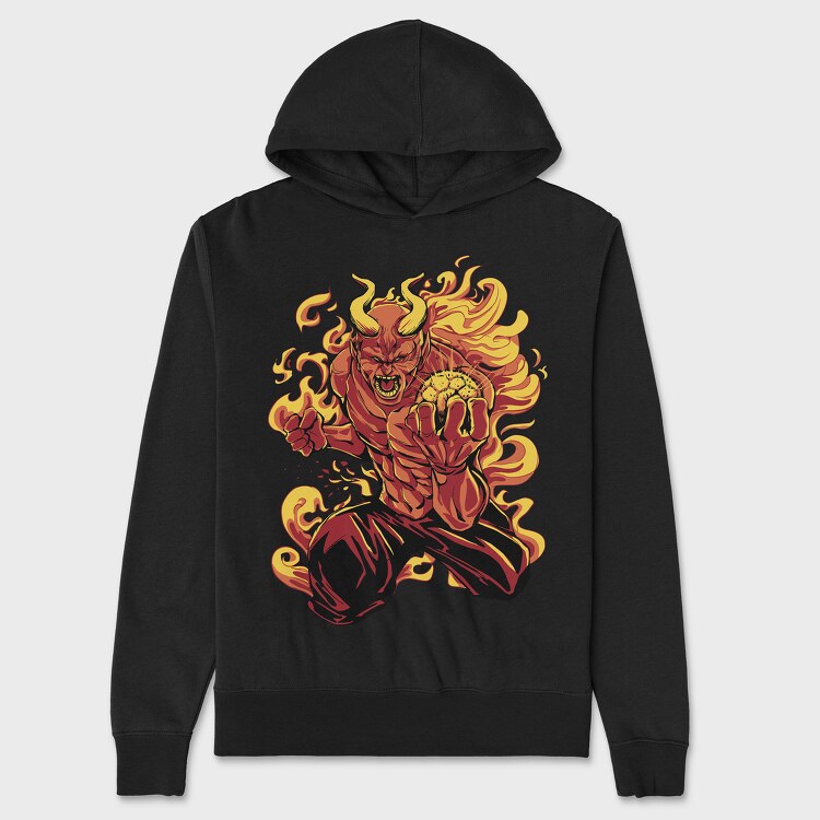 Demon Soccer Fire, Унисекс Мъжко Суичър