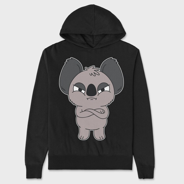 Angry Koala, Unisex Men's Hoodie