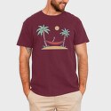 Man Hiking Forest, Unisex Men's T-Shirt