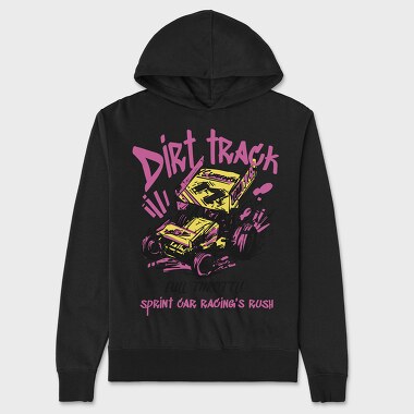 Sprint Car, Unisex Men's Hoodie