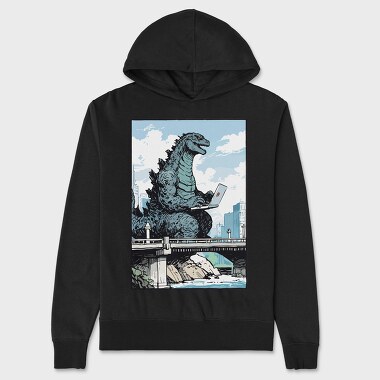 Dinosaur Working, Unisex Men's Hoodie