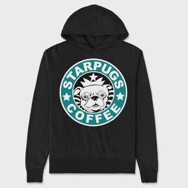 Starpugs Coffee, Unisex Men's Hoodie
