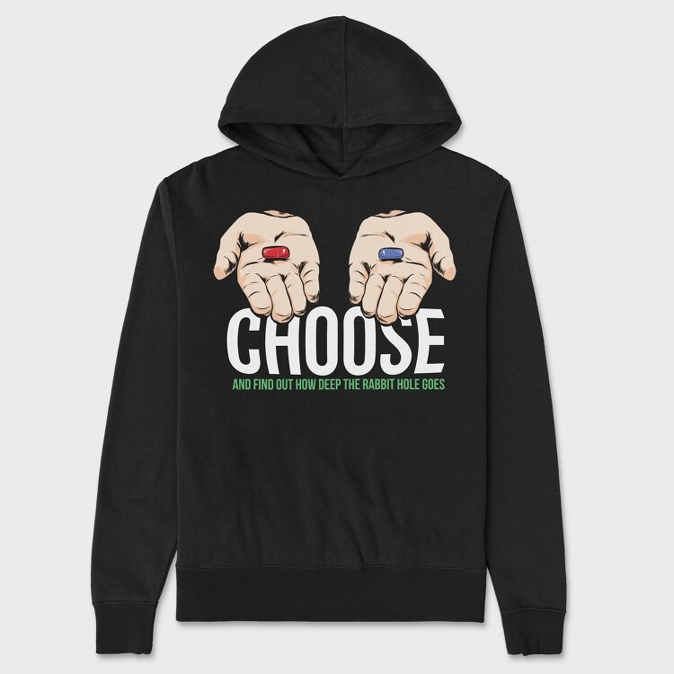 Matrix Hands Choose, Unisex Men's Hoodie