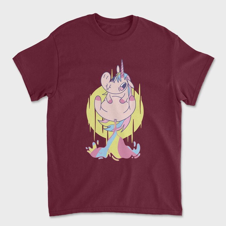 Unicorn Fly, Унисекс Мъжка Тениска