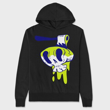 Halloween Skull Axe, Unisex Men's Hoodie