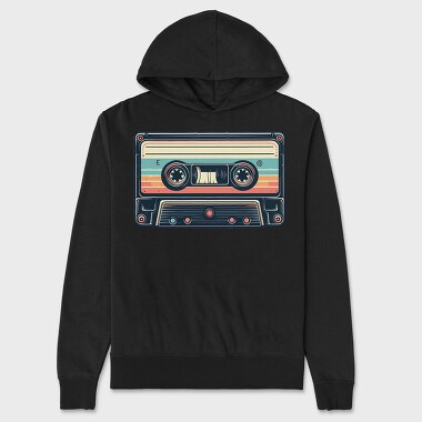 Cassete Vintage, Unisex Men's Hoodie