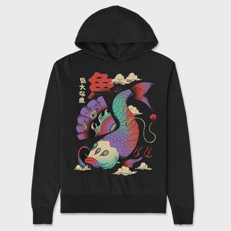 Psychedelic Japanese 04, Unisex Men's Hoodie