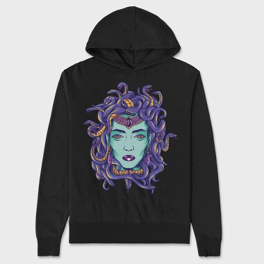 Medusa Face, Unisex Men's Hoodie
