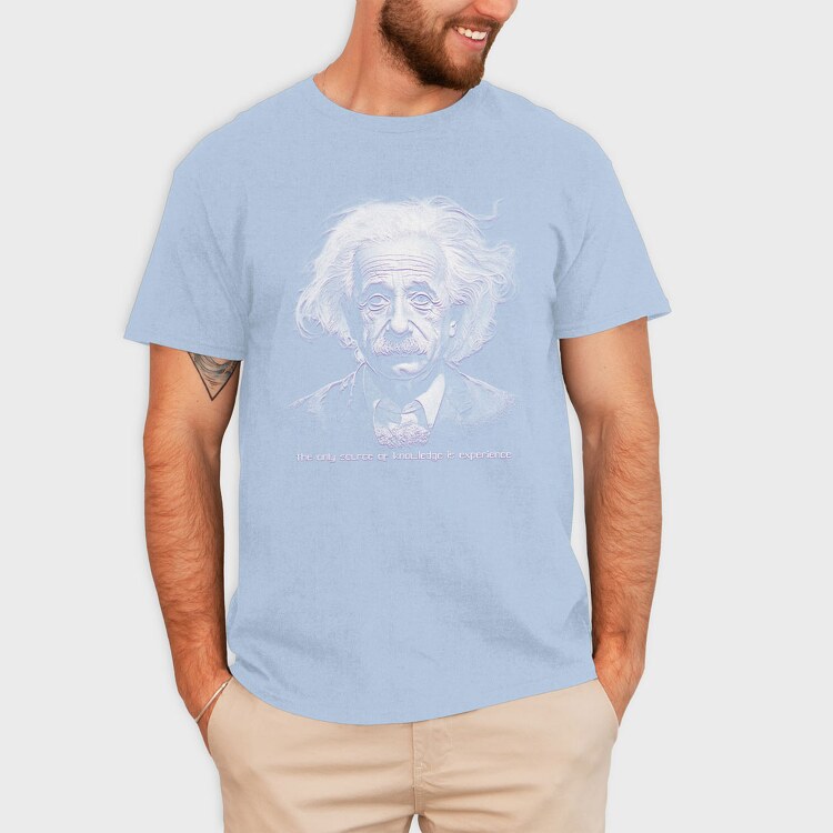 Hand Draw Landscape Wolf, Унисекс Мъжка Тениска