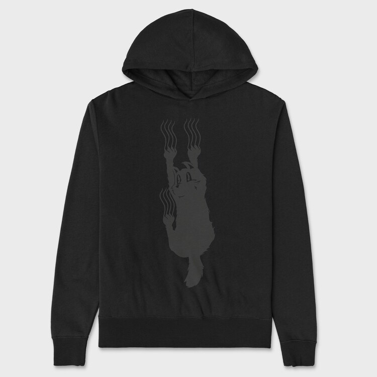 Hanging Cat, Unisex Men's Hoodie