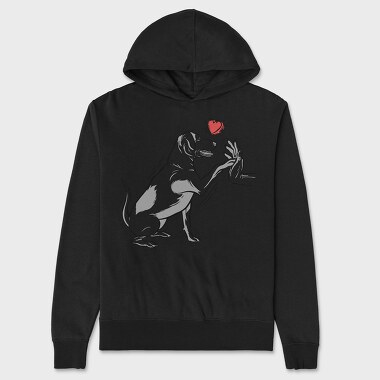 Dog High Five, Unisex Men's Hoodie