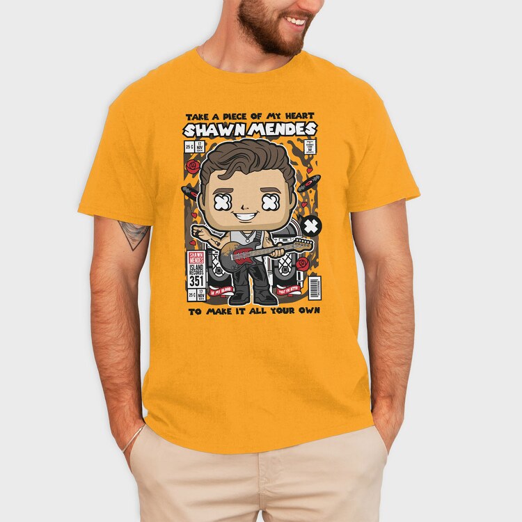 Meow Cute Cat, Unisex Men's T-Shirt