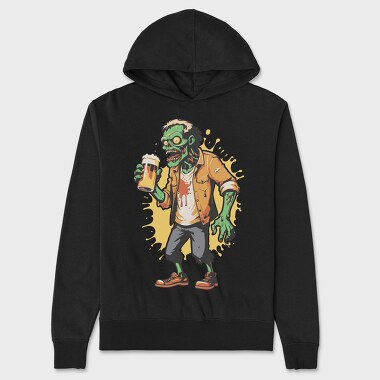 Zombie Beer, Unisex Men's Hoodie