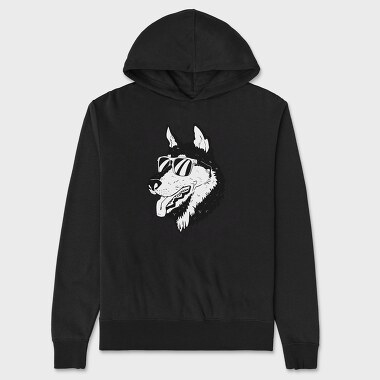 Dog Husky Dad, Unisex Men's Hoodie