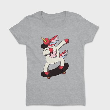 Dabbing Skater Unicorn, Women's T-Shirt