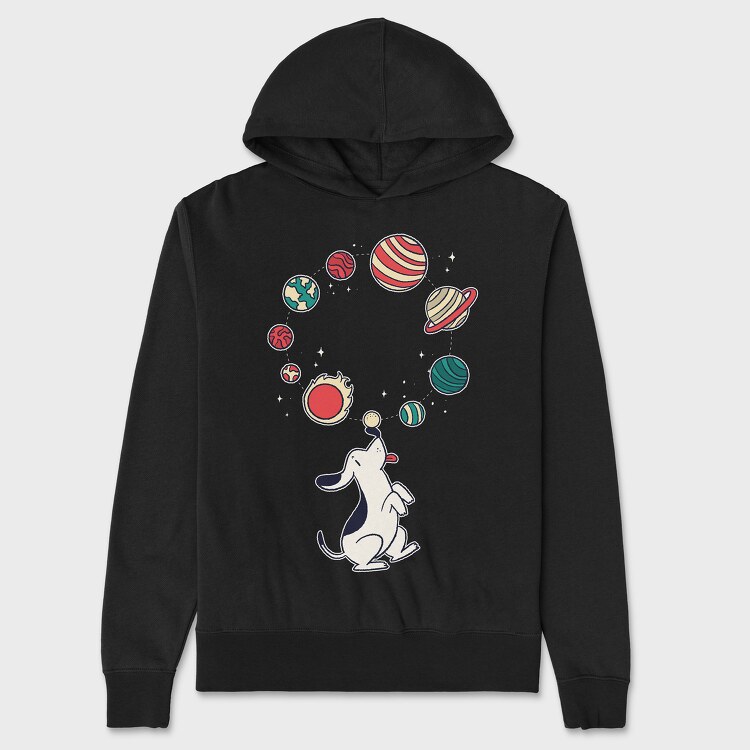 Dog Juggling Planets, Унисекс Мъжко Суичър
