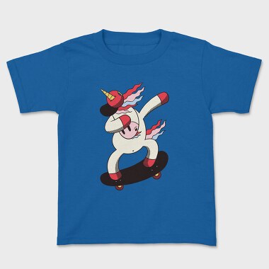 Dabbing Skater Unicorn, Kids' T-Shirt
