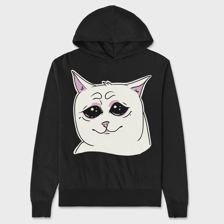 Cat Crying, Unisex Men's Hoodie