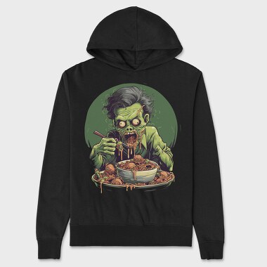 Zombie Eating, Unisex Men's Hoodie