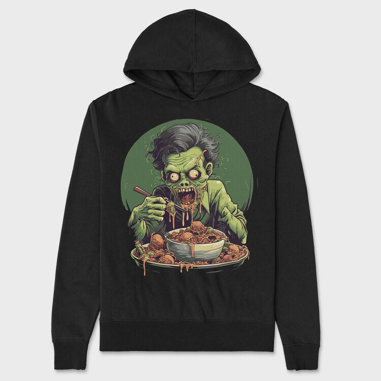 Zombie Eating, Unisex Men's Hoodie