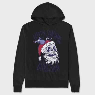 Happy Seasonal Depression, Unisex Men's Hoodie
