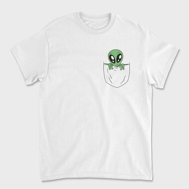 Alien Pocket, Unisex Men's T-Shirt