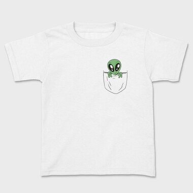 Alien Pocket, Kids' T-Shirt