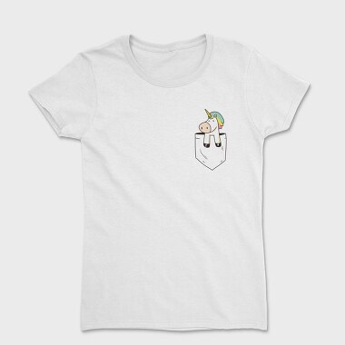 Unicorn Pocket, Women's T-Shirt