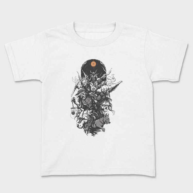 Monster Portal, Kids' T-Shirt