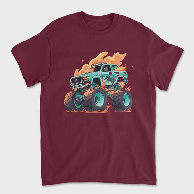 Monster Truck, Unisex Men's T-Shirt