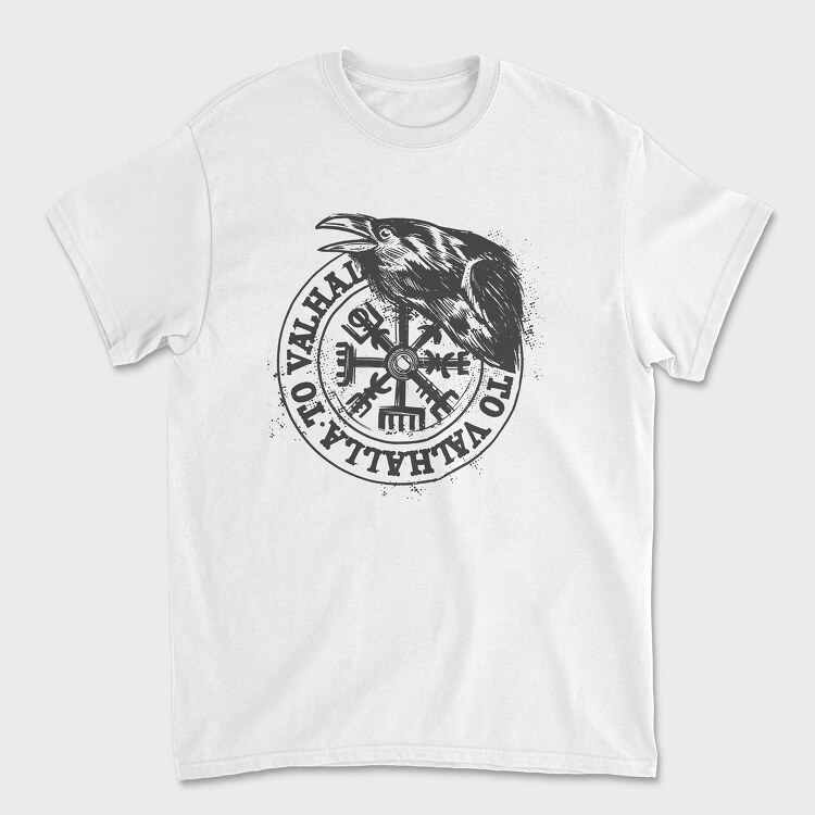 Raven Viking Black, Унисекс Мъжка Тениска