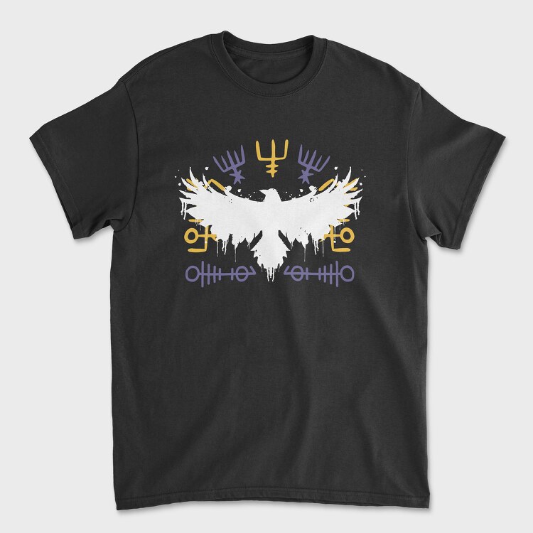 Raven Viking, Унисекс Мъжка Тениска