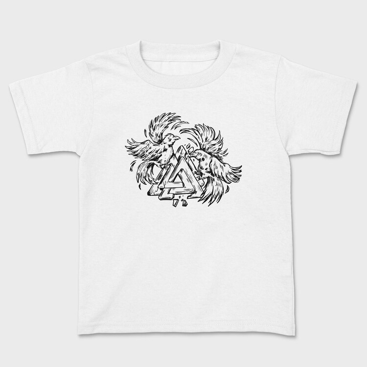 Raven vs Alknut, Kids' T-Shirt