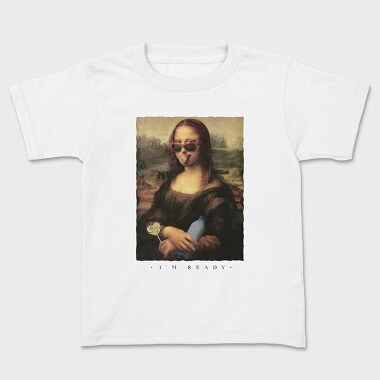 Ready Mona Lisa, Kids' T-Shirt