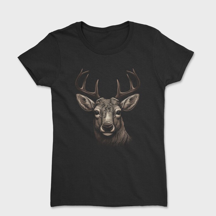 Realistic Deer, Дамска Тениска
