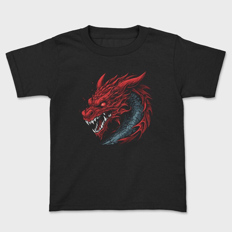 Red Dragon, Kids' T-Shirt