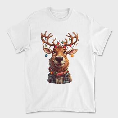 Reindeer Christmas Funny, Unisex Men's T-Shirt