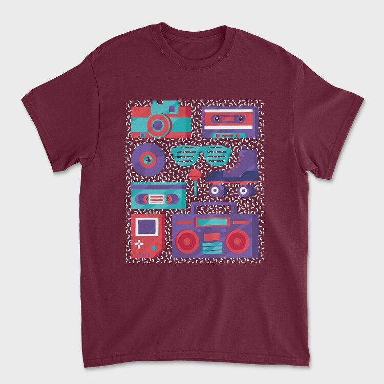 Retro Elements, Унисекс Мъжка Тениска